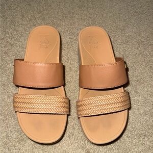 Reef Banded Horizon Platform Sandal